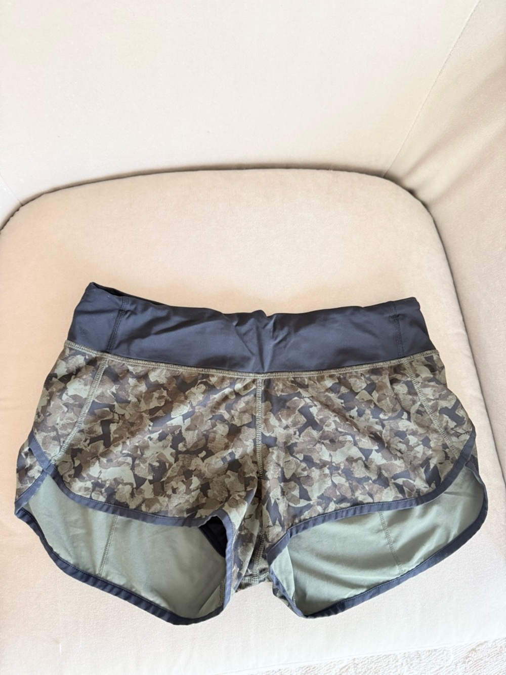Lululemon Camo Speed Up Shorts
